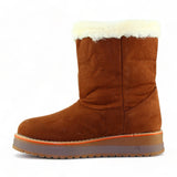 Botas De Invierno Para Mujer Estilo 0818Hg5 Marca H Gros Acabado Textil Color Madera