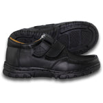 Zapatos Escolares  Para Niño Estilo 1305Ba21 Marca Babe Shoes Acabado Piel Color Negro