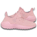 Tenis Para Mujer De Moda Comodos Estilo 1049Ch5 Marca Charly Acabado Textil Color Rosa