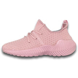 Tenis Para Mujer De Moda Comodos Estilo 1049Ch5 Marca Charly Acabado Textil Color Rosa