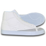 Tenis Tipo Bota Para Hombre Estilo 7115Am7 Marca American Fire Acabado Simipiel Color Blanco Blanco