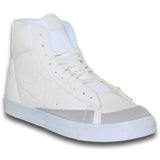 Tenis Tipo Bota Para Hombre Estilo 7115Am7 Marca American Fire Acabado Simipiel Color Blanco Blanco