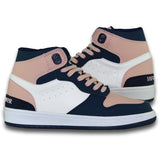 Tenis De Bota Para Mujer De Moda Estilo 8512Fo5 Marca 18 Forever Acabado Simipiel Color Azul
