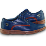 Zapatos Para Hombre De Vestir Estilo 0412Al7 Marca Albertts Acabado Fresno Color Azul Miel S Otoño