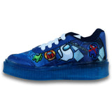 Tenis Para Niño De Among-Us Con Luz Estilo 0801Be17 Marca Better Acabado Textil Color Azul Rey Marino