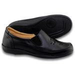 Zapatos De Descanso Acojinados Para Mujer Estilo 0802Am5 Marca Amparo Acabado Piel Color Negro