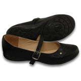 Zapatos Para Niña Escolares Estilo 0967An5 Marca Anel Acabado Simipiel Color Negro