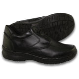 Zapatos Escolares Para Niño Estilo 2003Pe5 Marca Perroncitos Acabado Piel Color Negro