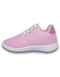 Tenis Deportivos Para Niña Estilo 0350Al17 Marca Alcansame Acabado Textil Color Rosa