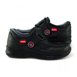 Zapatos Escolares De Piel Estilo 0041Pe21 Marca Perikin Acabado Piel Color Negro