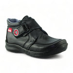 Zapatos Escolares Economicos Para Niño Estilo 0071Pe21 Marca Perikin Acabado Piel Color Negro