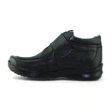 Zapatos Escolares Economicos Para Niño Estilo 0071Pe21 Marca Perikin Acabado Piel Color Negro