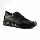 Zapatos Escolares De Piel Para Niño Estilo 0103Gu17 Marca Guasequi Acabado Piel Color Negro