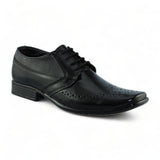 Zapatos De Vestir Para Hombre Estilo 0377Df7 Marca D Francesco.Z Acabado Simipiel Color Negro