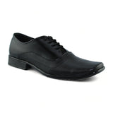 Zapatos De Vestir Para Niño Estilo 0402Df5 Marca D Francesco.Z Acabado Simipiel Color Negro