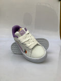 0456PU21 TENIS CASUALES PARA NIÑA COLOR BLANCO LILA PATROL