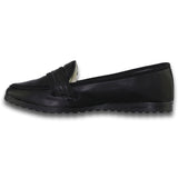 Zapatos Para Mujer Con Detalle De Corazon Estilo 0603So5 Marca Sofy Acabado Cabra Color Negro