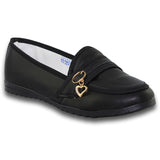 Zapatos Para Mujer Con Detalle De Corazon Estilo 0603So5 Marca Sofy Acabado Cabra Color Negro
