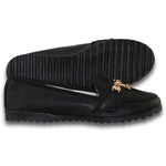 Zapatos Para Mujer Con Detalle De Moño Estilo 0605So5 Marca Sofy Acabado Cabra Color Negro