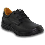 Zapatos Escolares  Para Niño Estilo 0708Ba21 Marca Babe Shoes Acabado Piel Color Negro