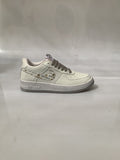 1100NI21 TENIS CASUALES PARA NIÑO COLOR BLANCO GRIS