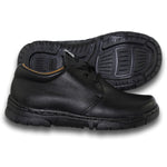 Zapatos Escolares  Para Niño Estilo 1208Ba17 Marca Babe Shoes Acabado Piel Color Negro
