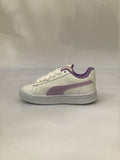 0456PU21 TENIS CASUALES PARA NIÑA COLOR BLANCO LILA PATROL