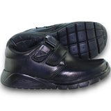 Zapato Escolar Para Niño Estilo 1307Ba21 Marca Babe Shoes Acabado Piel Color Negro