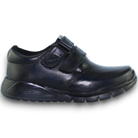 Zapato Escolar Para Niño Estilo 1307Ba21 Marca Babe Shoes Acabado Piel Color Negro
