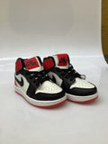 0105JO17 JORDAN TENIS DE BOTA PARA NIÑO COLOR NEGRO BLANCO ROJO