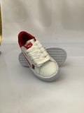 0456PU21 TENIS CASUALES PARA NIÑO COLOR BLANCO ROJO SPIDERMAN