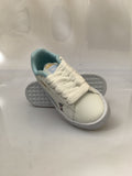 0456PU21 TENIS CASUALES PARA NIÑA COLOR BLANCO CIELO MINNIE
