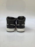 0105JO17 JORDAN TENIS DE BOTA PARA NIÑO COLOR NEGRO NEGRO BLANCO