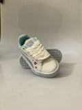 0456PU17 TENIS CASUALES PARA NIÑA COLOR BLANCO CIELO