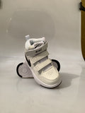 0405NI17 TENIS DE BOTA CASUALES PARA NIÑO COLOR BLANCO NEGRO