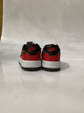 1100NI21 TENIS CASUALES PARA NIÑO COLOR NEGRO BLANCO ROJO