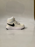 0405NI17 TENIS DE BOTA CASUALES PARA NIÑO COLOR BLANCO NEGRO