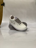 1100NI21 TENIS CASUALES PARA NIÑO COLOR BLANCO GRIS