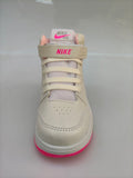 0400NI21 TENIS DE BOTA CASUALES PARA NIÑA COLOR BLANCO FIUSHA