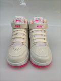 0400NI21 TENIS DE BOTA CASUALES PARA NIÑA COLOR BLANCO FIUSHA