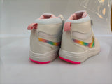 0400NI21 TENIS DE BOTA CASUALES PARA NIÑA COLOR BLANCO FIUSHA