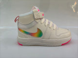 0400NI21 TENIS DE BOTA CASUALES PARA NIÑA COLOR BLANCO FIUSHA
