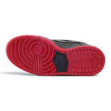 Suela roja de tenis casuales Su Favorita para jóvenes, con diseño de tracción y acabado en color negro