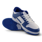 Tenis casuales Su Favorita para joven en color blanco y azul con diseño deportivo y cordones blancos