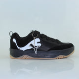 0206PU5 PUMA TENIS DE PLATAFORMA PARA MUJER COLOR NEGRO BLANCO ÁMBAR