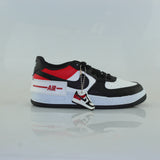 1100NI21 NIKE TENIS CASUALES PARA NIÑO COLOR NEGRO BLANCO ROJO