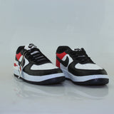 1100NI21 NIKE TENIS CASUALES PARA NIÑO COLOR NEGRO BLANCO ROJO