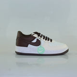 1100NI21 NIKE TENIS CASUALES PARA NIÑO COLOR LATE BLANCO CAFÉ