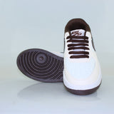 1100NI21 NIKE TENIS CASUALES PARA NIÑO COLOR LATE BLANCO CAFÉ