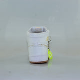 0105JO17 JORDAN TENIS DE BOTA PARA NIÑO COLOR BLANCO BLANCO ORO